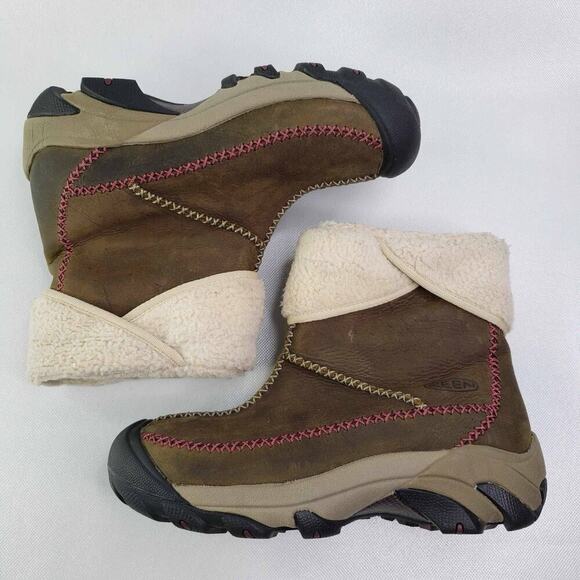 Keen Hoodoo Snow Boots Adult Womens Size 7 Insulated Waterproof Slip On Zip - Picture 4 of 10